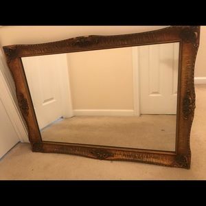 Large antique mirror